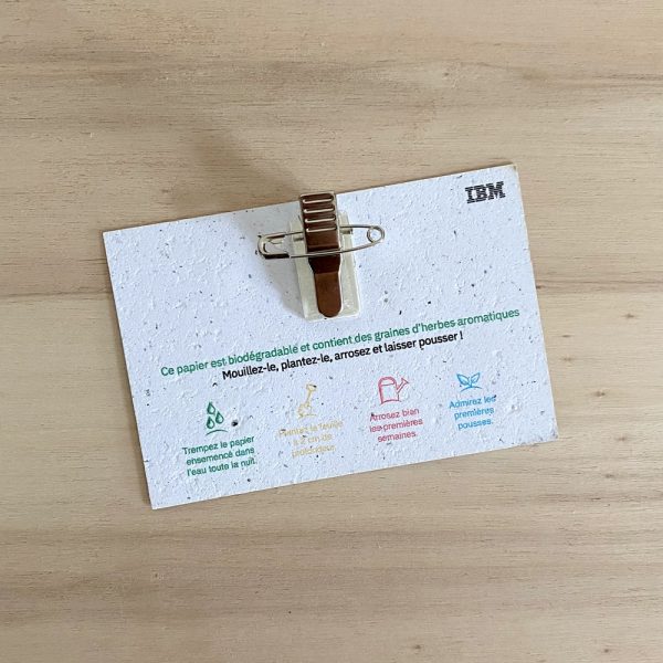 Petit badge à planter - Marquage nominatif