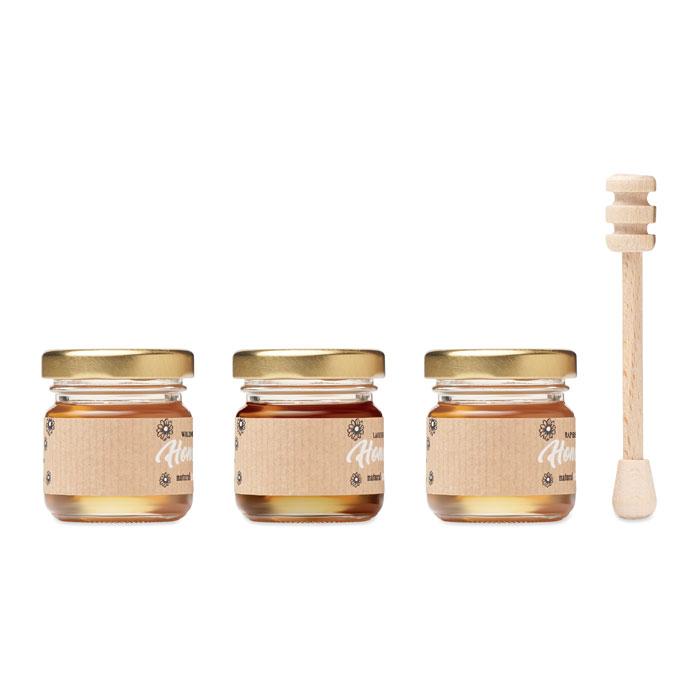 Coffret 3 pots de miel