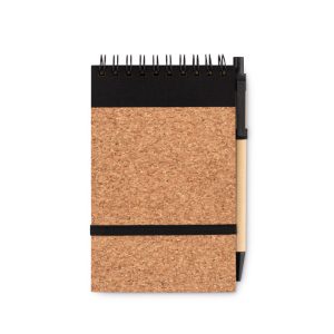 Bloc-notes publicitaire -A6-spirale-avec-couverture-liege