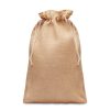 Grand pochon en toile de jute personnalisable