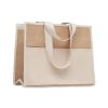 Sac shopping publicitaire fermeture autogrippante personnalisable