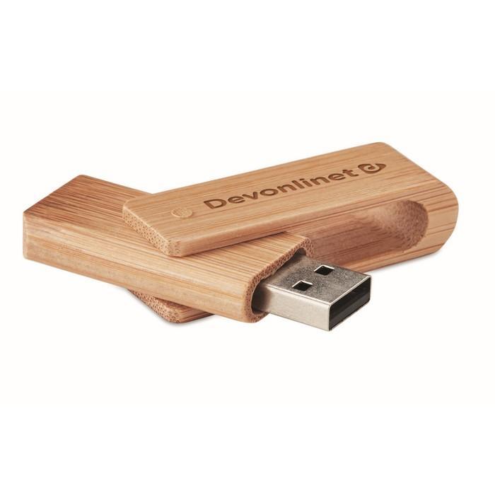 Clé USB de 16 Go en bambou