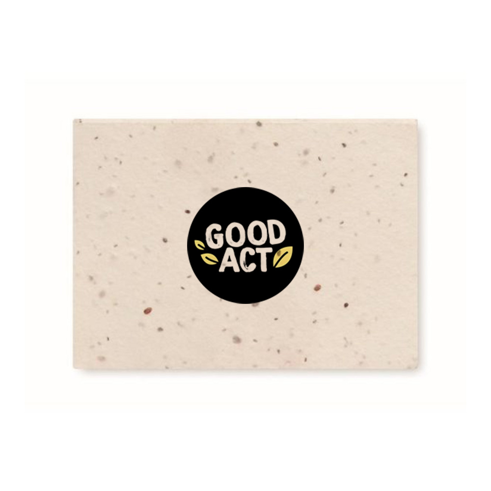 carnet à planter personnalisable avec un logo