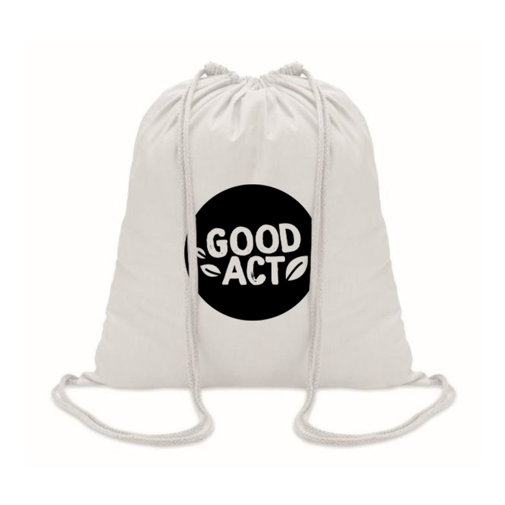 Sac à dos publicitaire en coton 11 coloris personnalisable