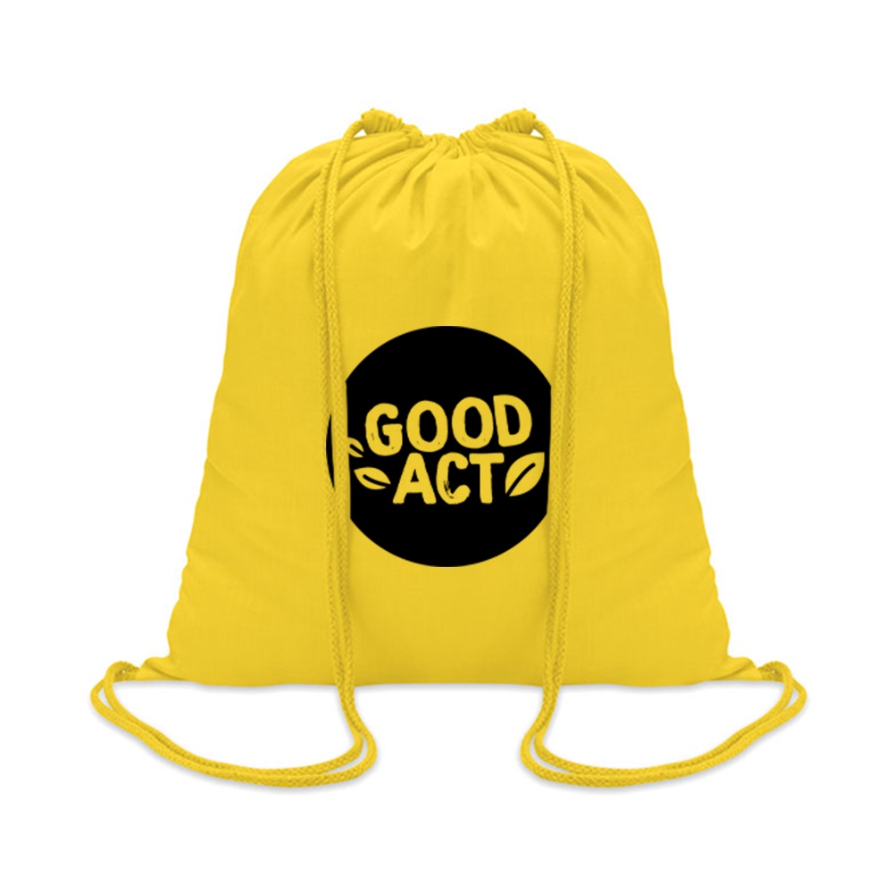 Sac à dos publicitaire en coton 11 coloris personnalisable