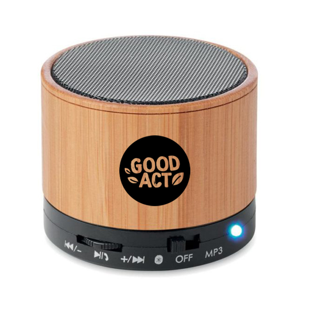 Exemple de personnalisation de l'enceinte publicitaire