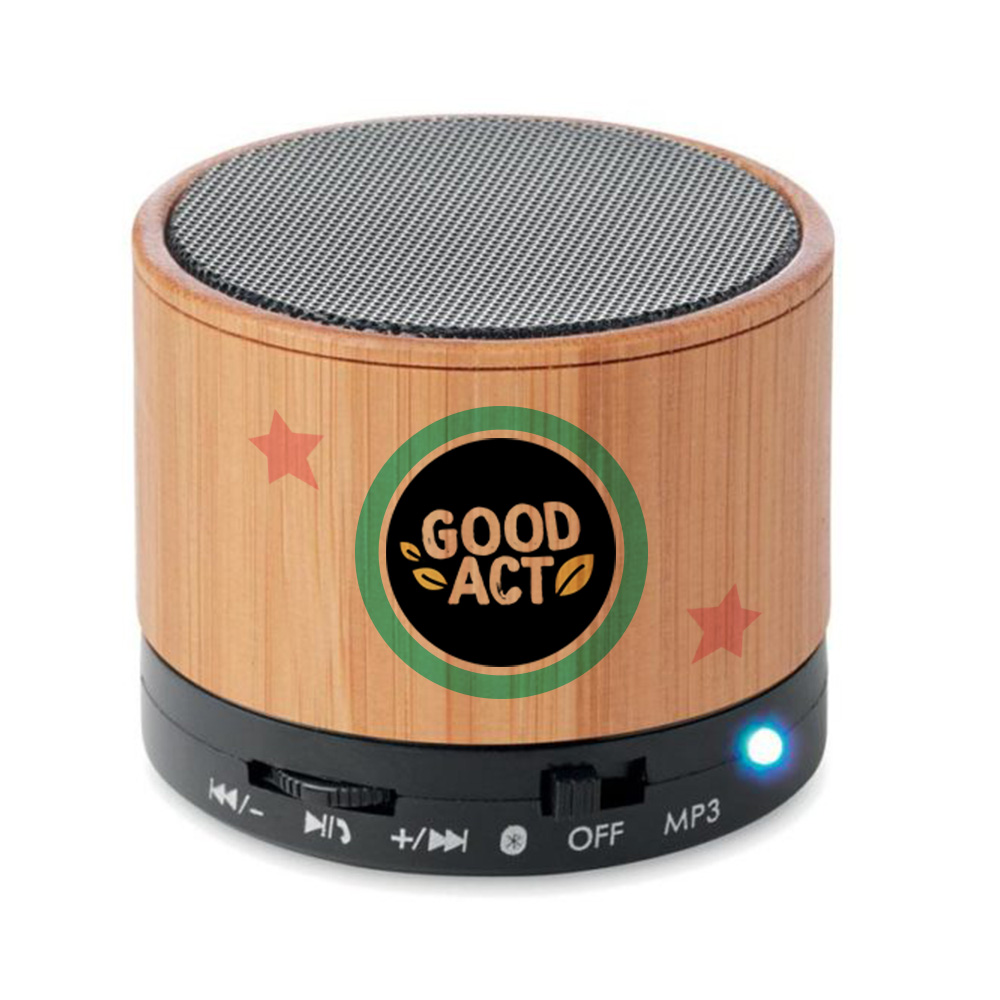 Exemple de personnalisation de l'enceinte publicitaire