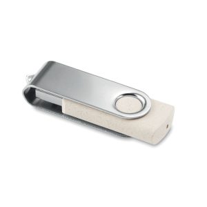 Clé USB publicitaire personnalisée en paille de blé