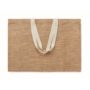 Sac en jute publicitaire personnalisable avec de longues anses en coton