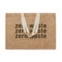 Sac en jute publicitaire personnalisable avec de longues anses en coton