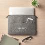 Sacoche publicitaire pour ordinateur portable en plastique recyclé 14 pouces personnalisable