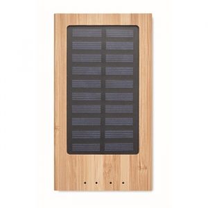 Batterie externe publicitaire solaire personnalisée