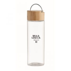 Gourde publicitaire en verre publicitaire avec poignée