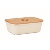 Lunchbox avec couvercle en bambou - 1 litre | Personnalisable