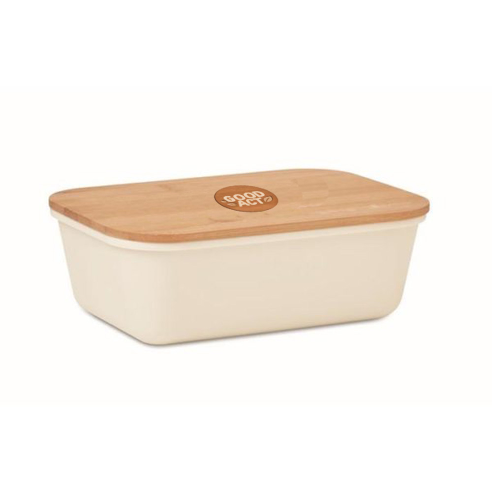 Lunchbox avec couverts personnalisable 600ml - Acier inoxydable et