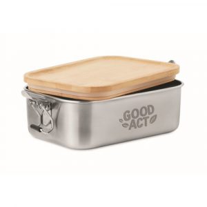 Lunchbox publicitaire en acier inoxydable - 750 ml | Personnalisable