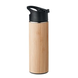 Gourde en bambou publicitaire à personnaliser avec votre logo
