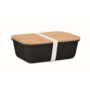 Lunchbox publicitaire avec couvercle en bambou - 1 litre | Personnalisable