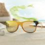Lunettes de soleil publicitaire avec branches en bambou publicitaire