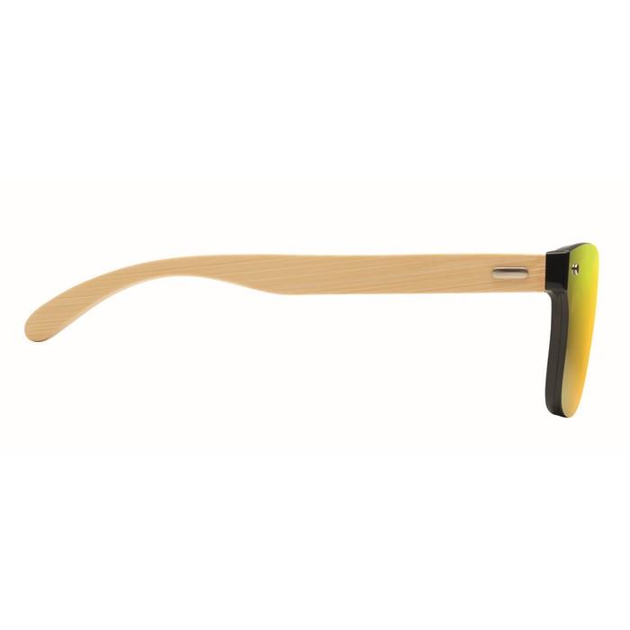 Lunettes de soleil publicitaire avec branches en bambou