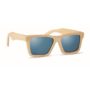 Lunettes de soleil publicitaire en bambou avec boîte cadeau