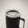Mug publicitaire en acier inoxydable avec base en liège - 300 ml | Personnalisable