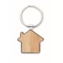 Porte-clés publicitaire en zinc en forme de maison personnalisable
