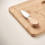 Set à fromage en bambou avec couteau personnalisable