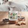 Tasse en céramique avec base en liège personnalisable