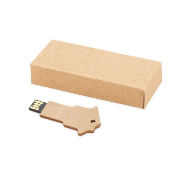 Clé USB personnalisée en papier en forme de maison