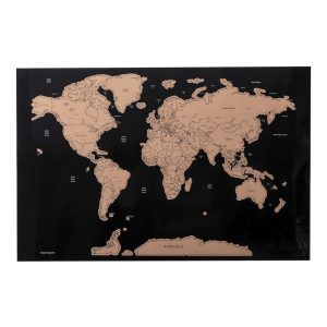 Carte du monde à gratter