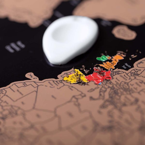 Carte du monde à gratter