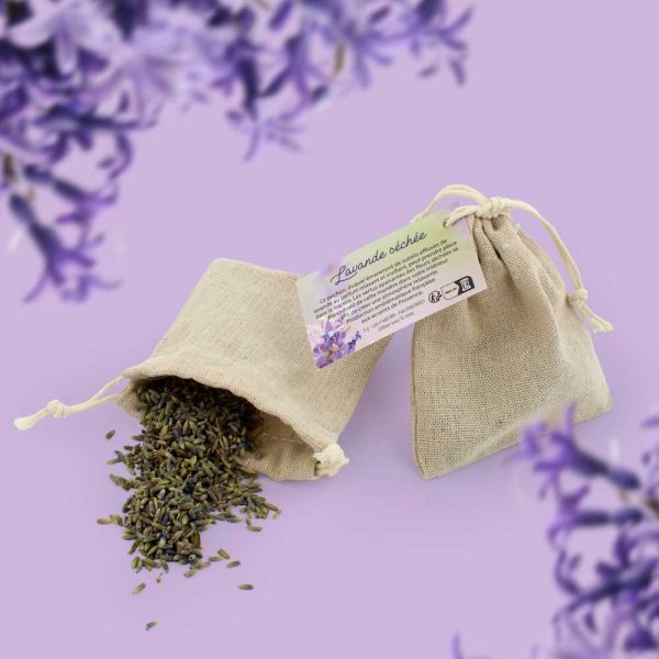 Pochon lavande personnalisé pour entreprise