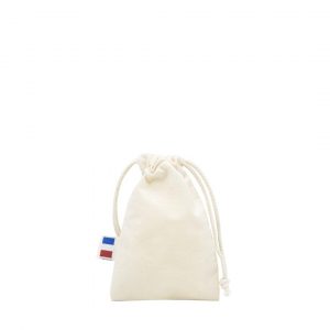 Pochon publicitaire Made in France en coton certifié - 10 x 15 cm
