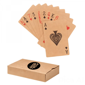 Jeux de cartes en papier recyclé