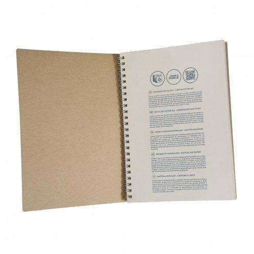carnet spirale personnalisable made in France