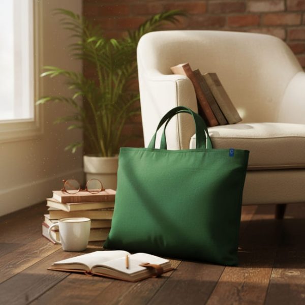 Besace business coton bio - 220 gr/m² - Made in UE