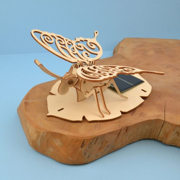 Papillon solaire à personnaliser par gravure laser