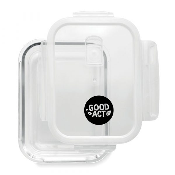 Lunchbox en verre personnalisable, convient aux micro-ondes