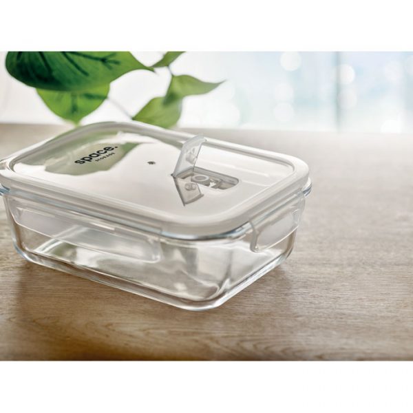 Lunchbox en verre personnalisable, convient aux micro-ondes