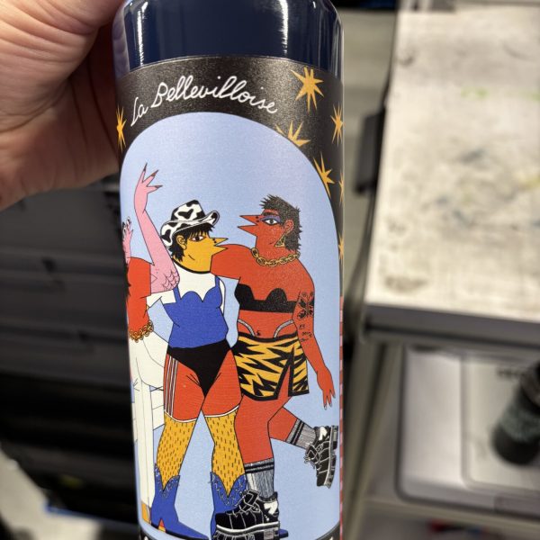 Exemple de personnalisation d'une gourde en impression numérique