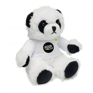 Panda en peluche personnalisable