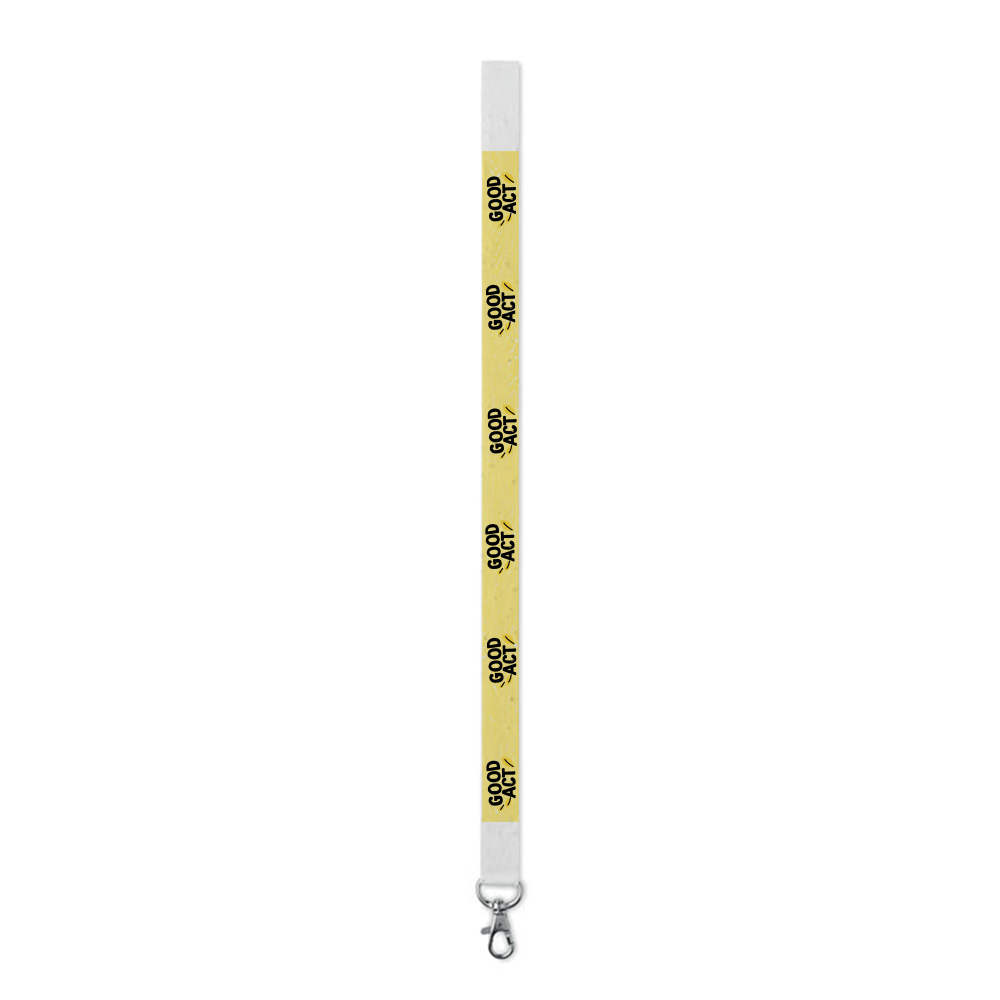 lanyard tour de cou écologique personnalisé avec graines intégrées
