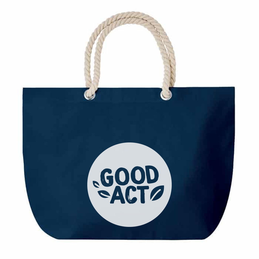 sac de plage personnalisable avec un logo