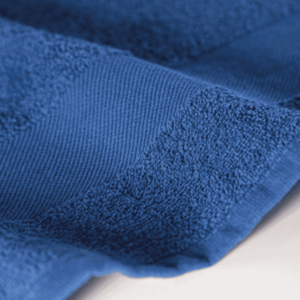Serviette publicitaire bleu
