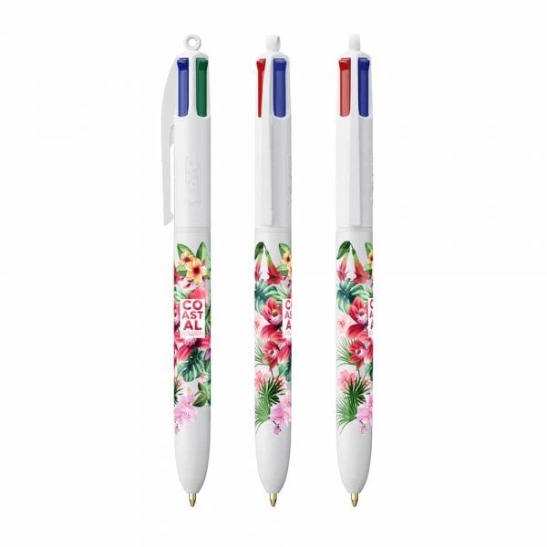 Stylo BIC 4 couleurs personnalisé avec votre logo