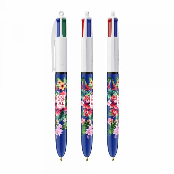 Stylo BIC 4 couleurs personnalisé avec votre logo
