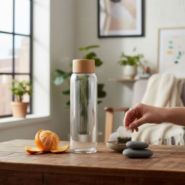 Gourde Made in UE personnalisable en verre - 500ml