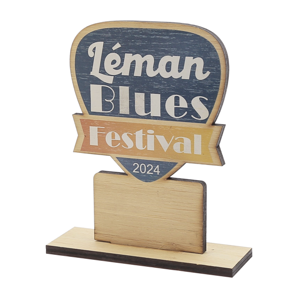 Trophée personnalisable en bois Made in France