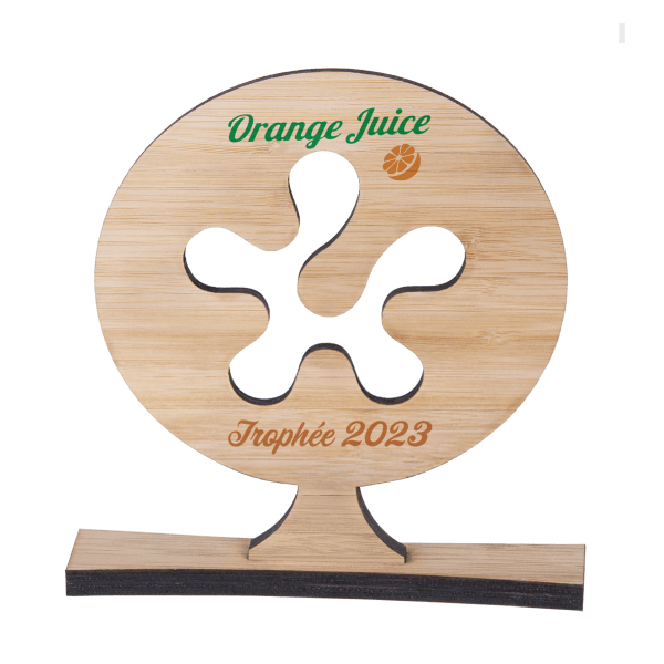 Trophée personnalisable en bois Made in France